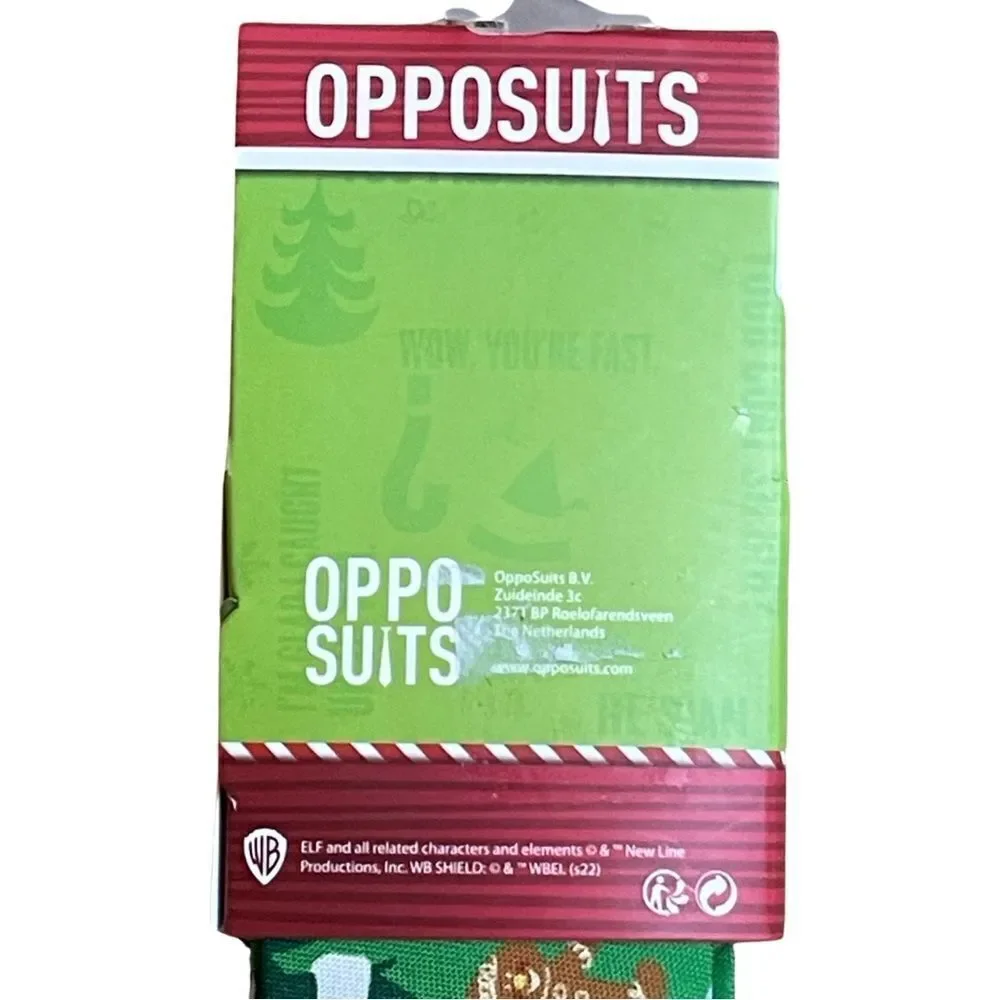 Opposuits Holiday Buddy the Elf Mens Neck Tie NWT
